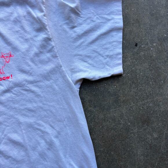 Harry and Steves Mens Vintage T-Shirt Size XL Single Stitch USA Vintage Neon 90s - Picture 3 of 9